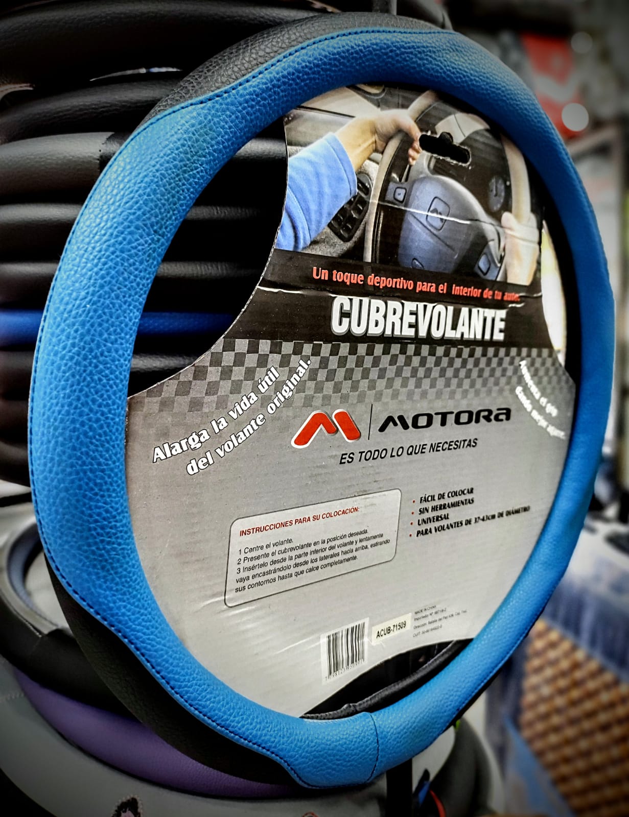 motora frente azul